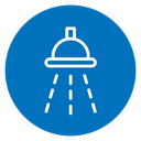 Shower down icon