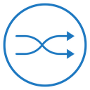 Shuffle arrow Color Filled icon