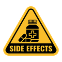 Side effects sign icon
