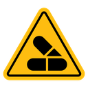 Side effects sign icon