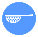 Sieve Color Filled icon