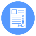 Signed Checklist Document icon