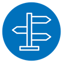 Signpost icon