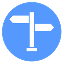 Signpost Two Arrows icon