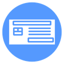 Single Chip Card Color Filled icon