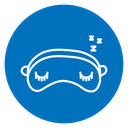Sleep mask icon