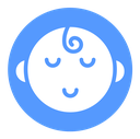 Sleeping Baby Face icon