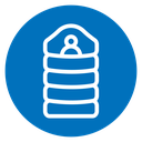 Sleeping bag icon