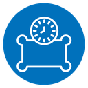 Sleeping time icon