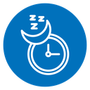 Sleeping time icon