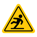 Slip Warning sign icon