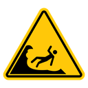 Slippery Fall Warning icon