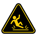 Slippery Surface Warning icon
