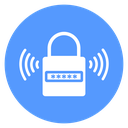 Smart Lock Password Color Filled icon