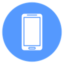 Smartphone Home Button Color Filled icon