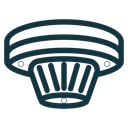 Smoke detector icon