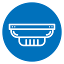 Smoke detector icon