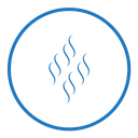 Smoke steam silhouette icon