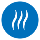 Smoke steam silhouette icon