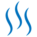 Smoke steam silhouette icon