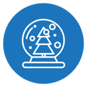 Snow globe icon