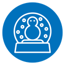 Snow globe icon