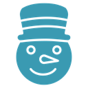 Snowman head 4 icon