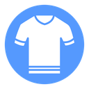 Soccer jersey Color Filled icon