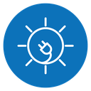 Solar energy icon