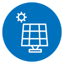 Solar panel icon