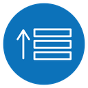 Sort amount up icon