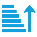 Sort amount up icon