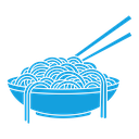 Spaghetti pasta icon