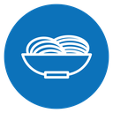 Spaghetti pasta icon