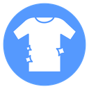 Sparkling Clean Shirt Color Filled icon