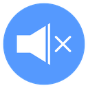 Speaker Mute Cross icon