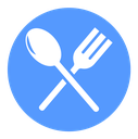 Spoon and fork icon