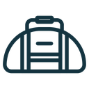 Sports bag icon