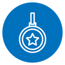 Sports medal icon