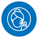Spray on face icon