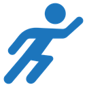 Sprint Running Figure Color Filled icon