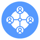 Stakeholders Network Diagram icon
