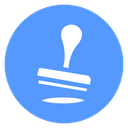 Stamp Ink Mark Color Filled icon