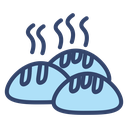 Steamed bread icon