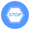Stop Sign Hexagon icon