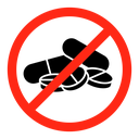 Stop using illegal drugs sign icon