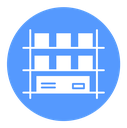 Storage rack icon