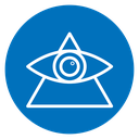 Strategic service vision icon