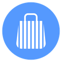 Striped Shopping Bag icon