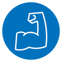 Strong hand icon